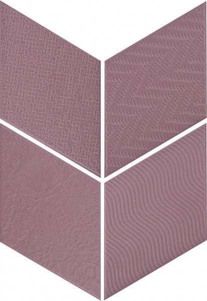 Equipe Rhombus Violet 14 x 24 cm