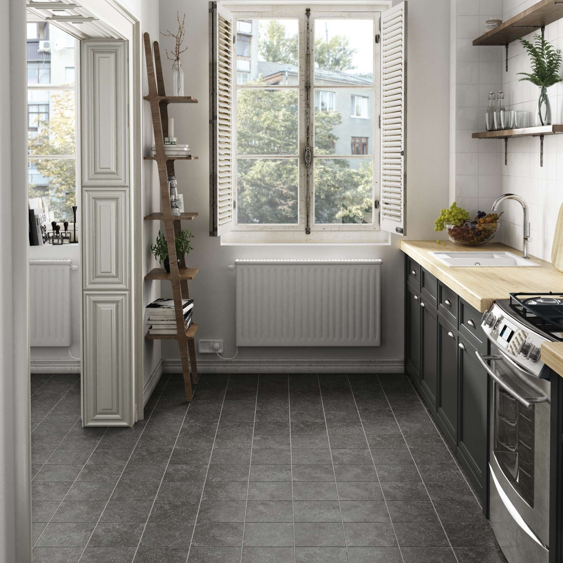 Equipe Coralstone Black 20 x 20 cm