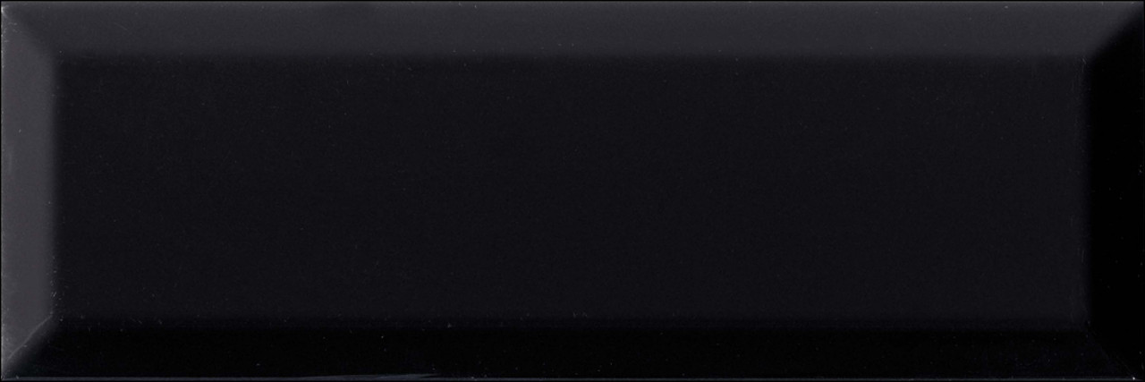 Monopole Colors Bisel Negro Brillo 10 x 30 cm