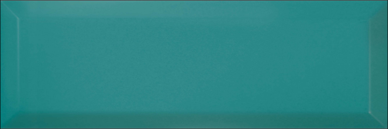 Monopole Colors Bisel Turquesa Brillo 10 x 30 cm