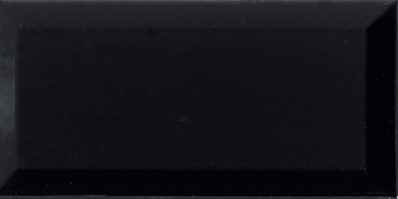 Monopole Colors Bisel Negro Brillo 10 x 20 cm