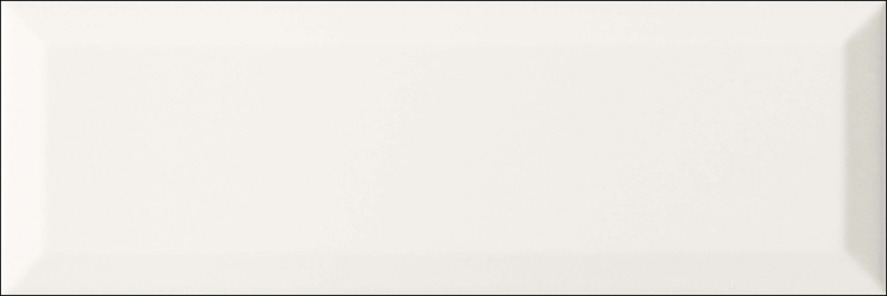Monopole Colors Bisel Blanco Mate 10 x 30 cm