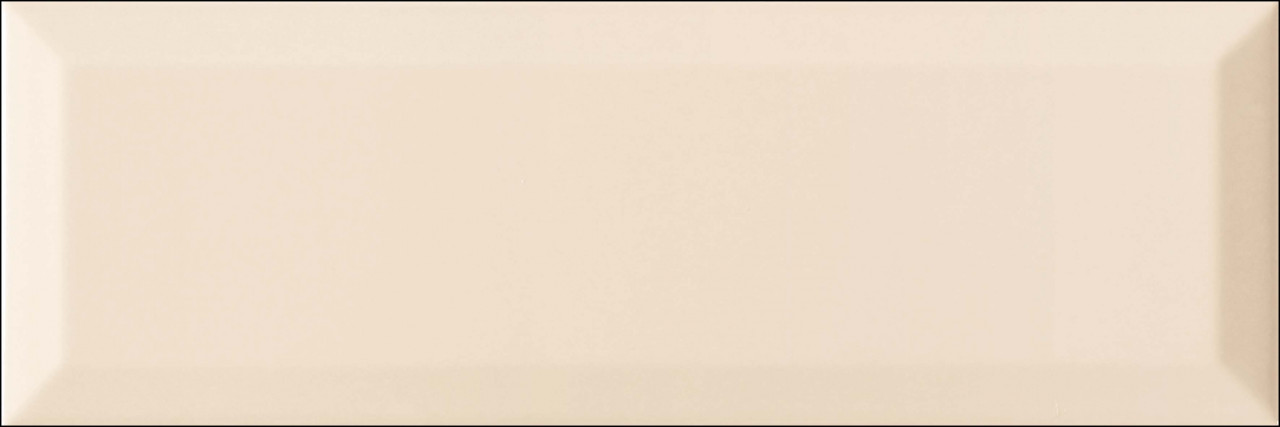 Monopole Colors Bisel Crema Brillo 10 x 30 cm