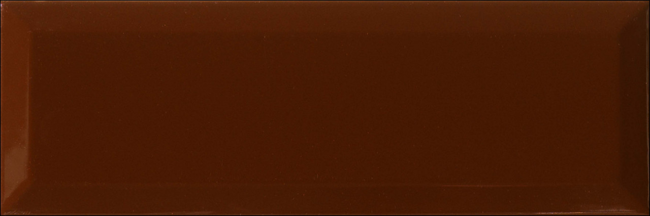 Monopole Colors Bisel Marron Brillo 10 x 30 cm