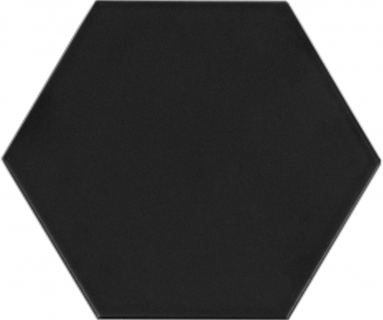 Monopole Hexagono Colors Negro 20 x 24 cm
