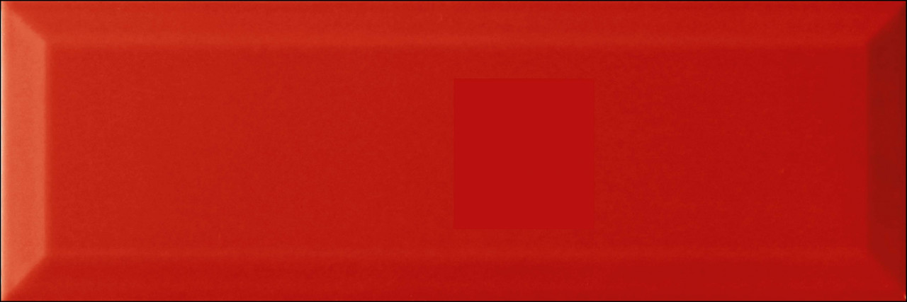 Monopole Colors Bisel Rojo Brillo 10 x 30 cm
