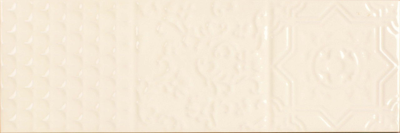 Monopole Esencia Relieve Crema Brillo 10 x 30 cm