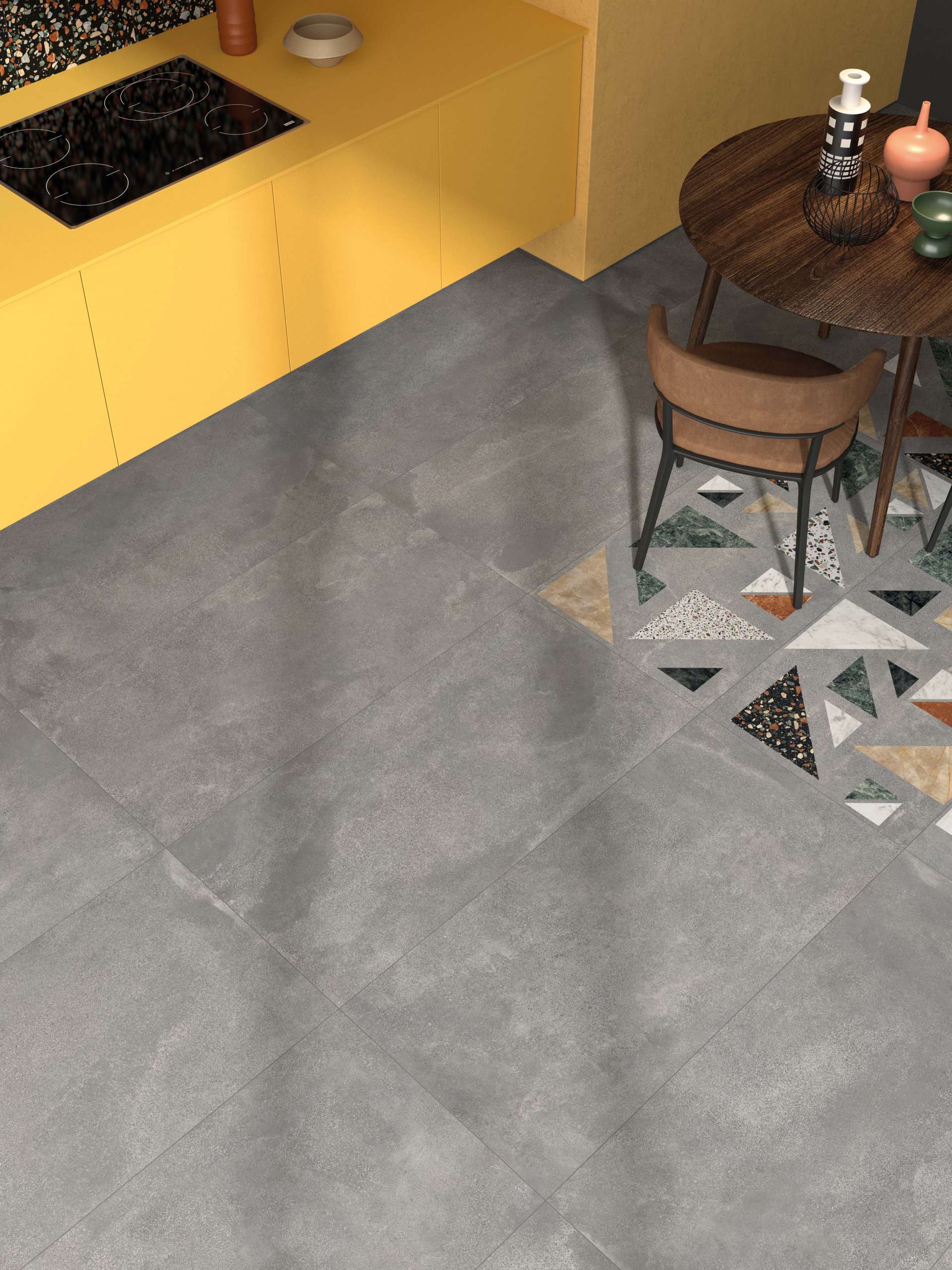 ABK Blend Concrete Grey Combo 60 x 120 cm