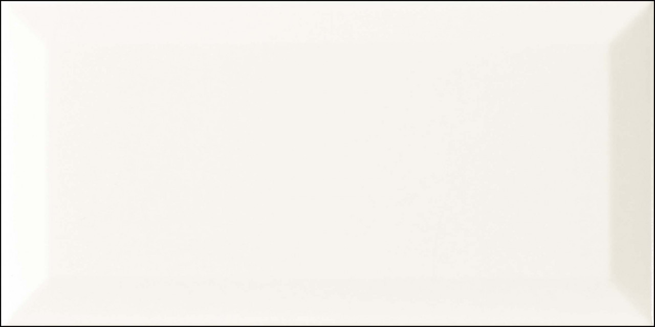 Monopole Colors Bisel Blanco Mate 10 x 20 cm