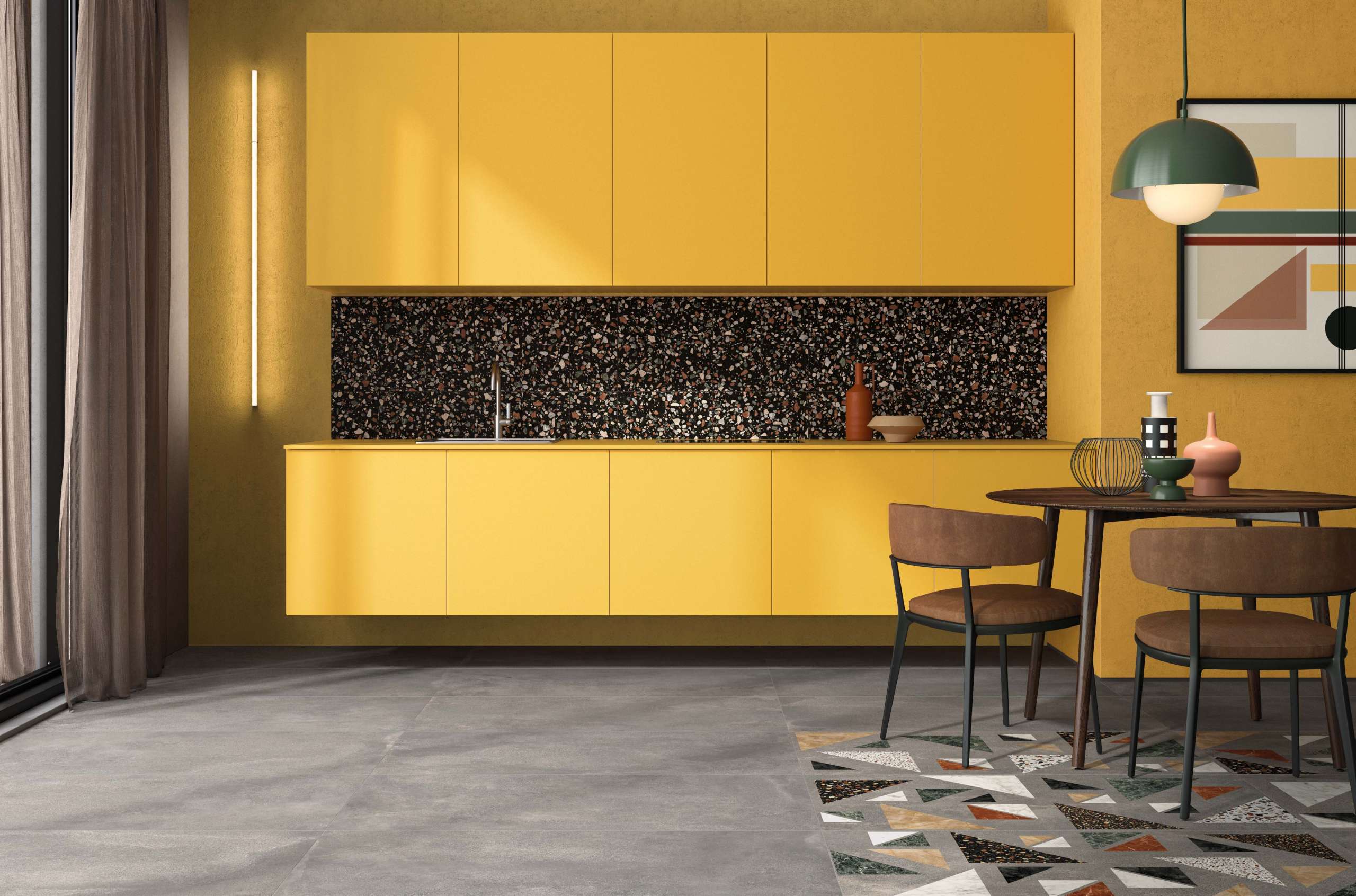 ABK Blend Concrete Grey Combo 120 x 120 cm