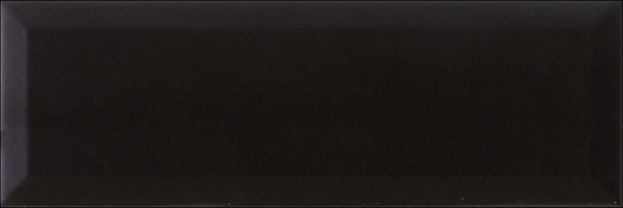 Monopole Colors Bisel Negro Mate 10 x 30 cm