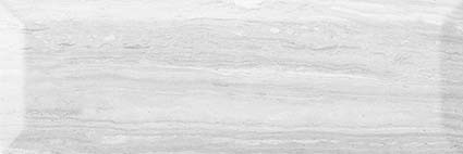 Monopole Creta Gris Brillo Bisel 10 x 30 cm