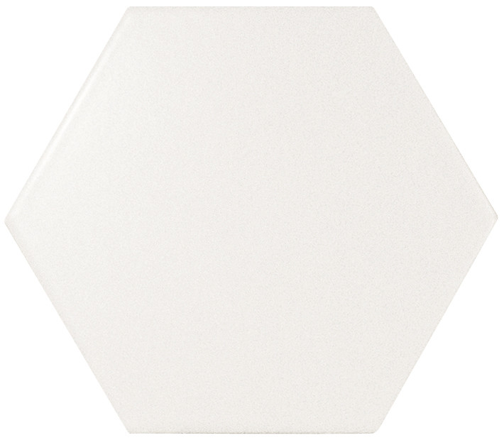Equipe Scale Hexagon White Matt 12,4 x 10,7 cm