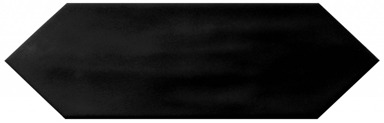 Monopole Cupidon Liso Negro Mate 10 x 30 cm