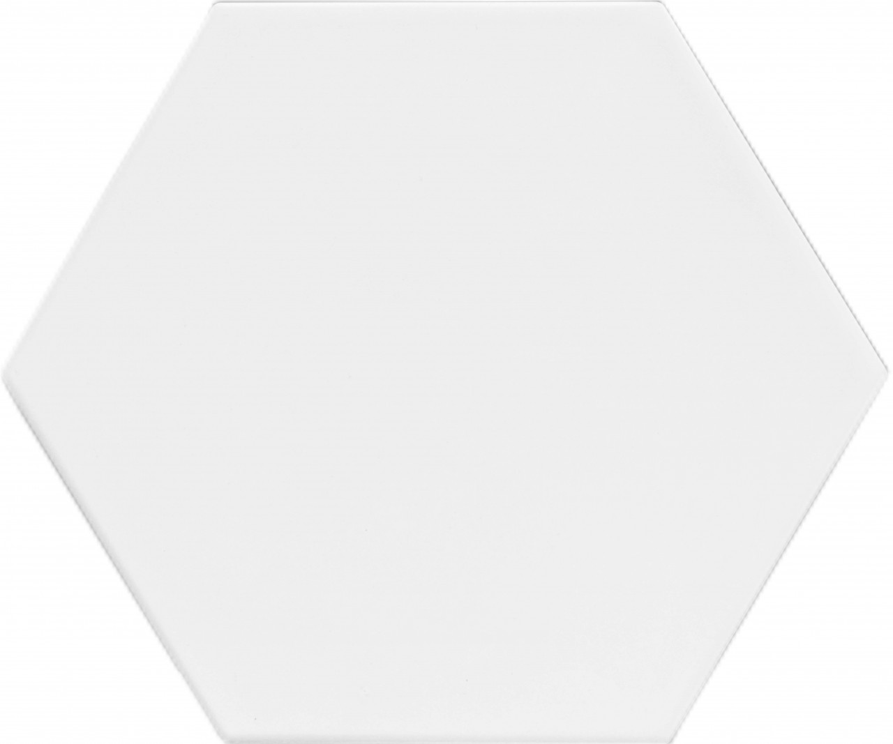 Monopole Hexagono Colors Blanco 20 x 24 cm