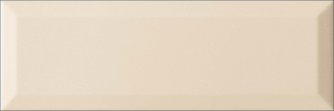 Monopole Colors Bisel Crema Mate 10 x 30 cm