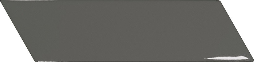 Equipe Chevron Wall Dark Grey Right 18,6 x 5,2 cm