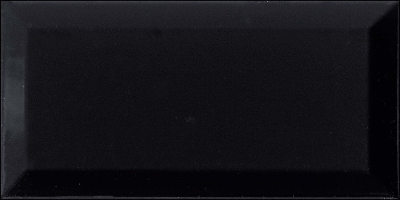 Monopole Colors Bisel Negro Mate 10 x 20 cm