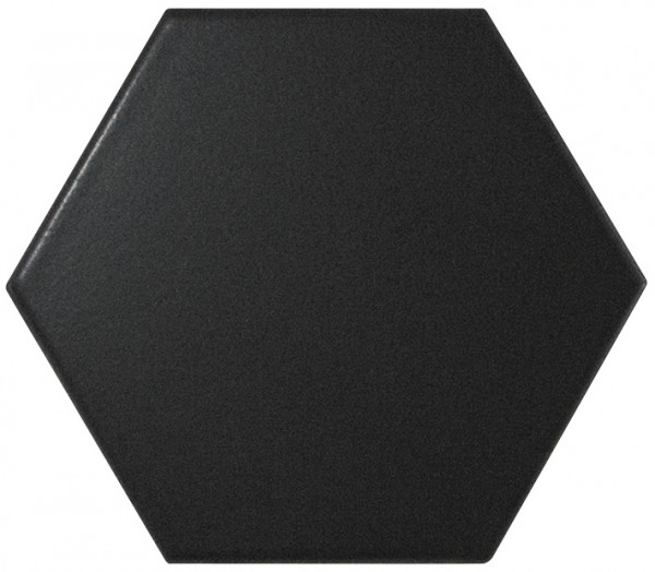 Equipe Scale Hexagon Black Matt 12,4 x 10,7 cm